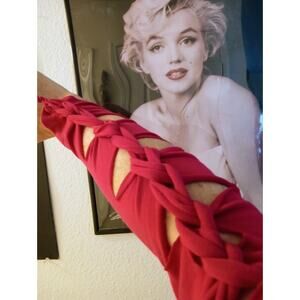 Upcycled Custom Cut & Braided Slit Weave Half Sleeves Festival Rave Spin Wear